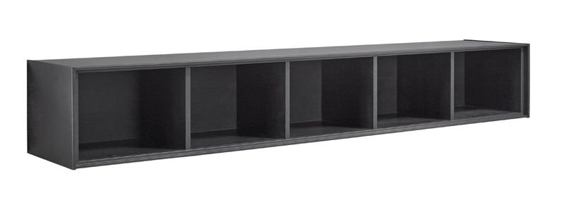 Boekenkast Castano 172 x 26 staal decor