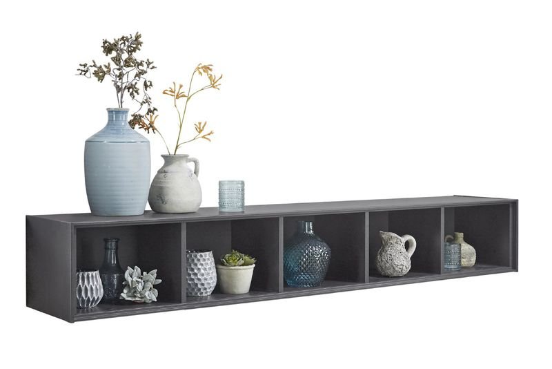 Boekenkast Castano 172 x 26 staal decor