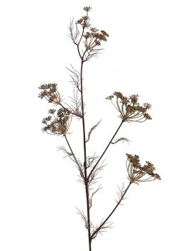 Kunstbloem Celioni bruin, 120 cm