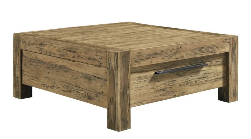 Salontafel Travi 85 x 85 black wash