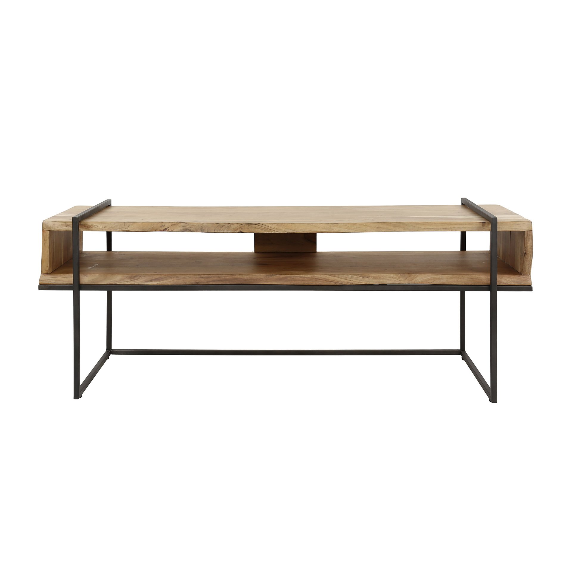 TV-meubel  open vak edge / Massief acacia naturel