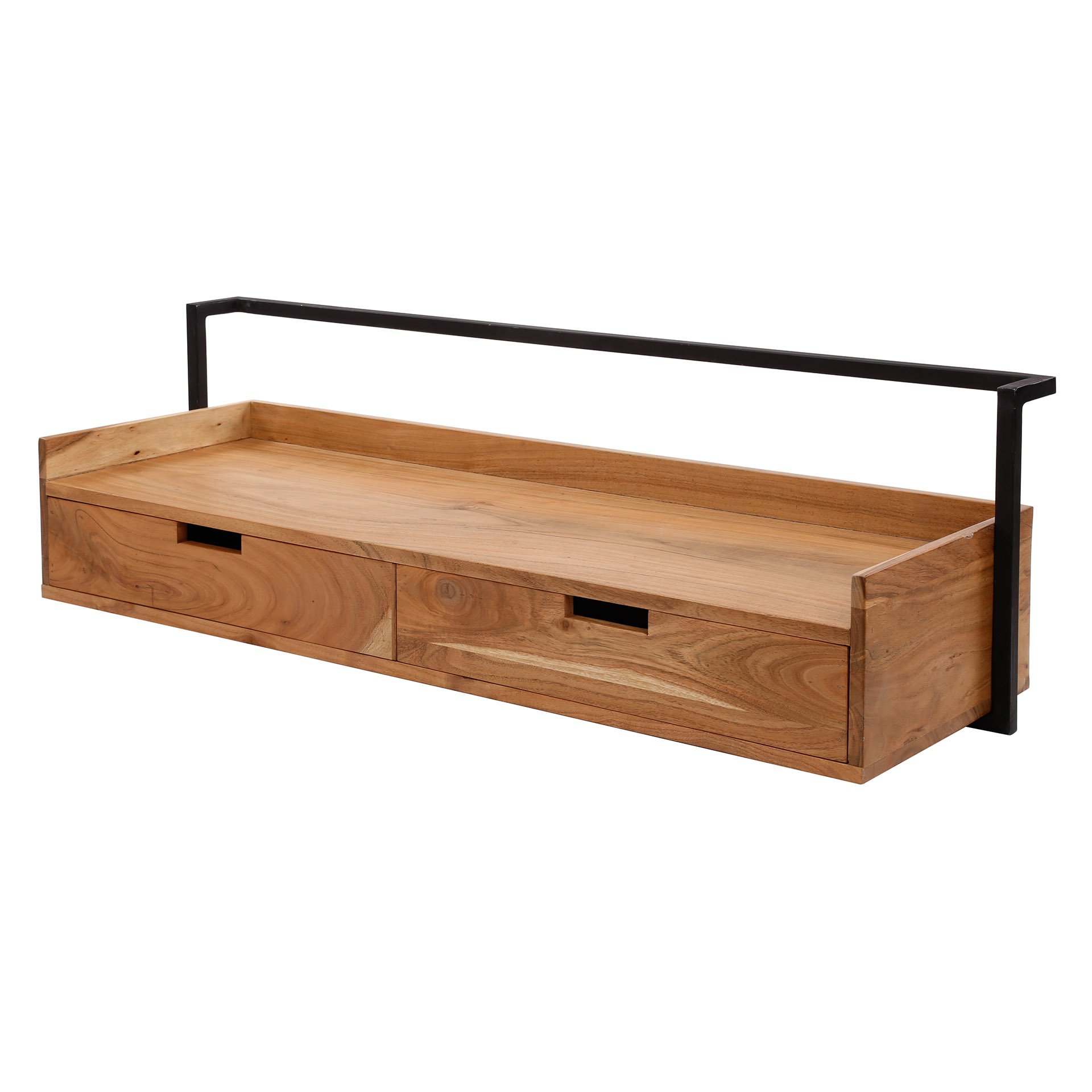 Wandbureau 2L air solid / Massief acacia naturel