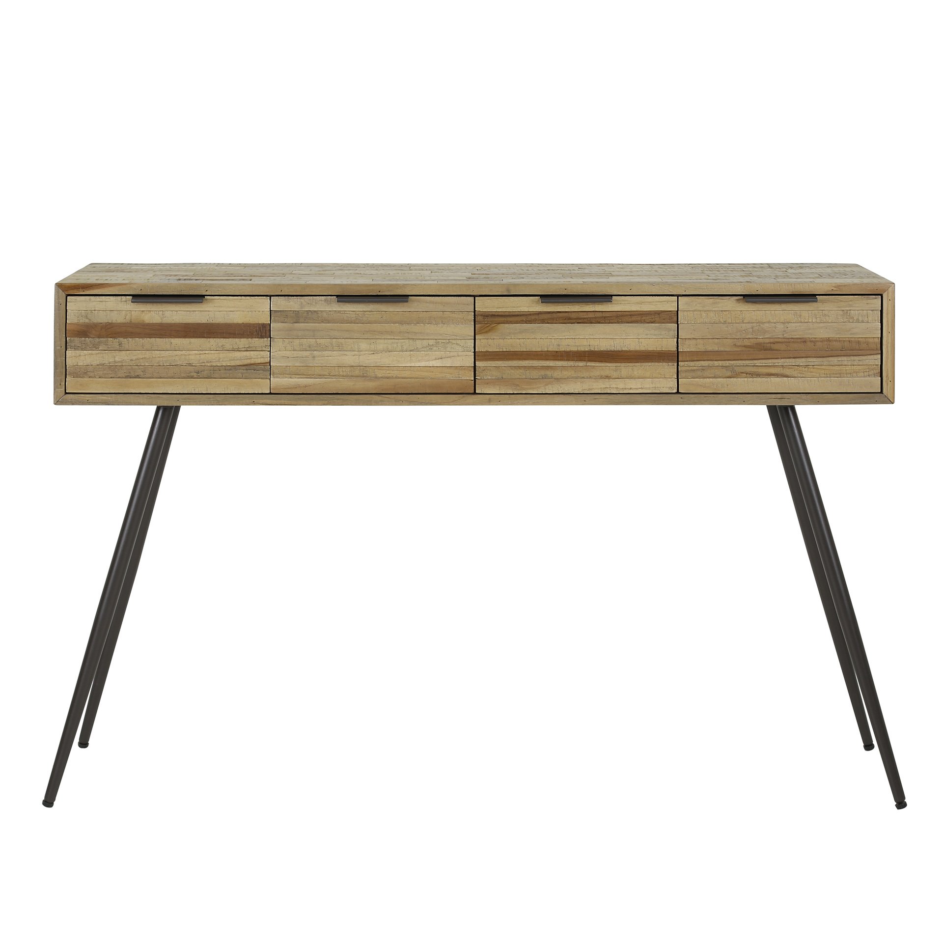 Haltafel 4L Teca strip / Teakhout verweerd