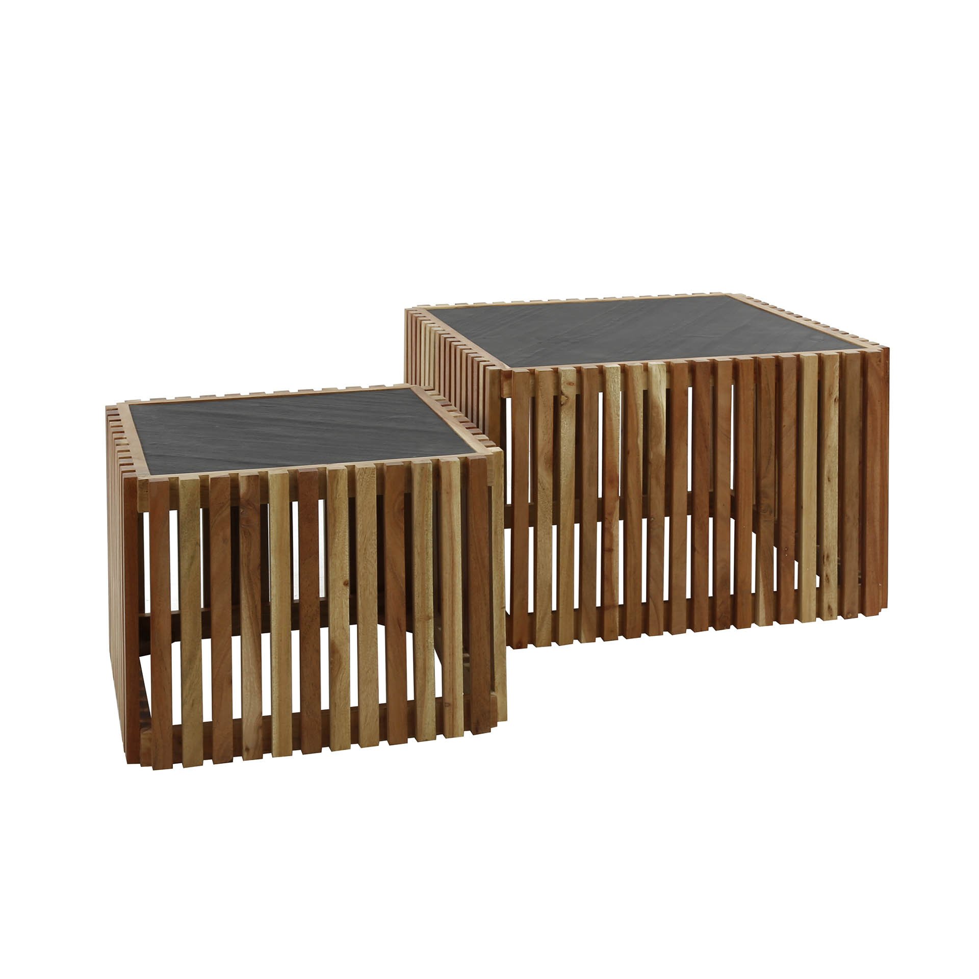 Salontafel set/2 slate