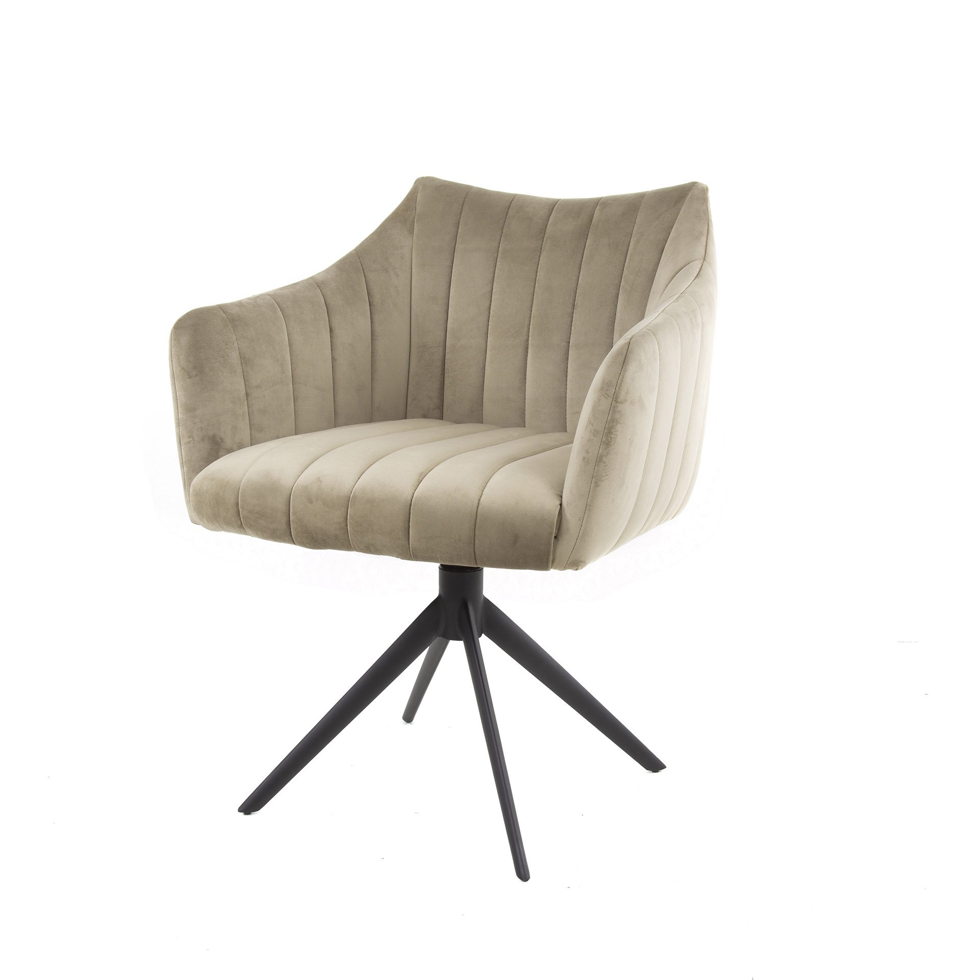 Armstoel cinema draaibaar. VPE2 / Champagne velours