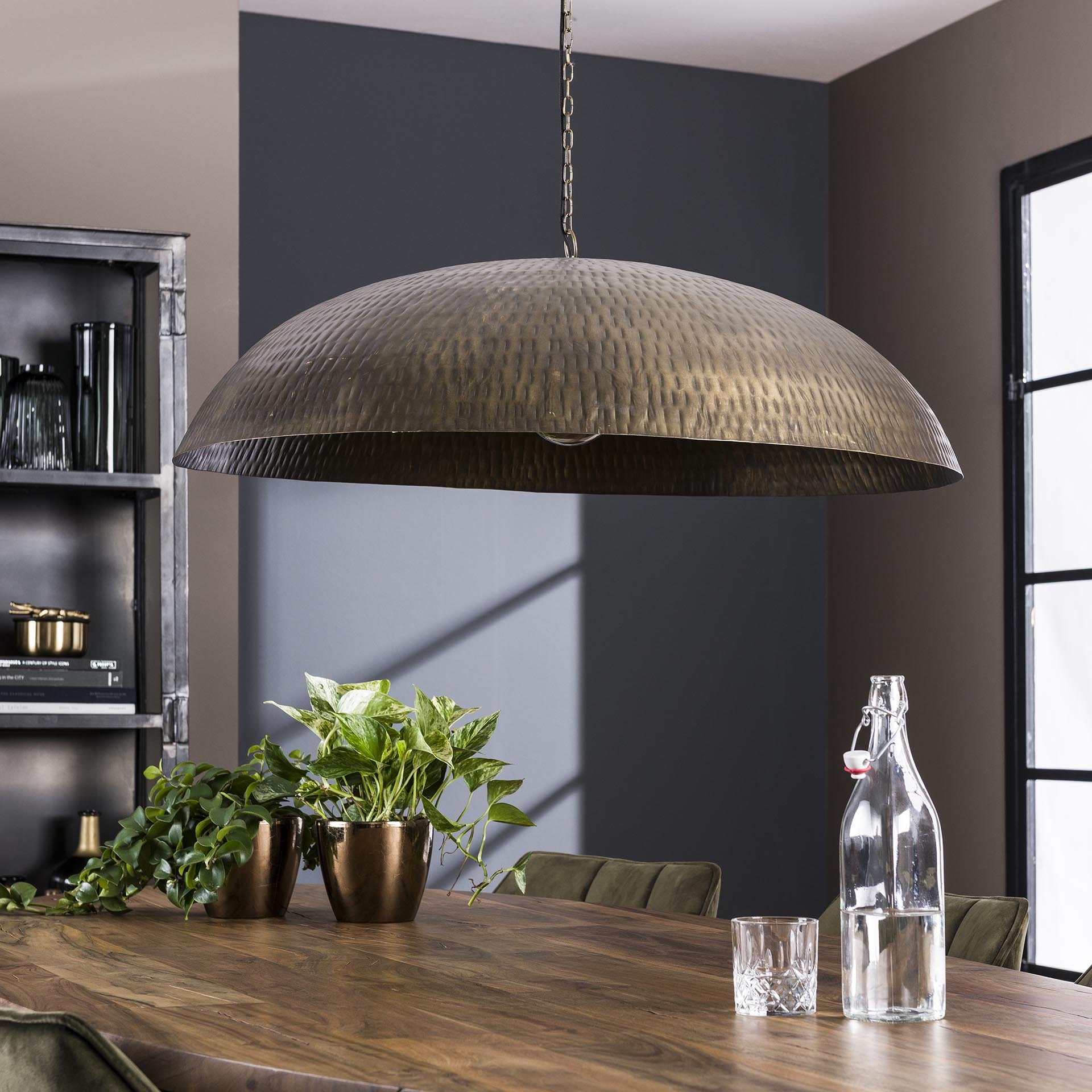 Hanglamp Ø90 / Brons antiek