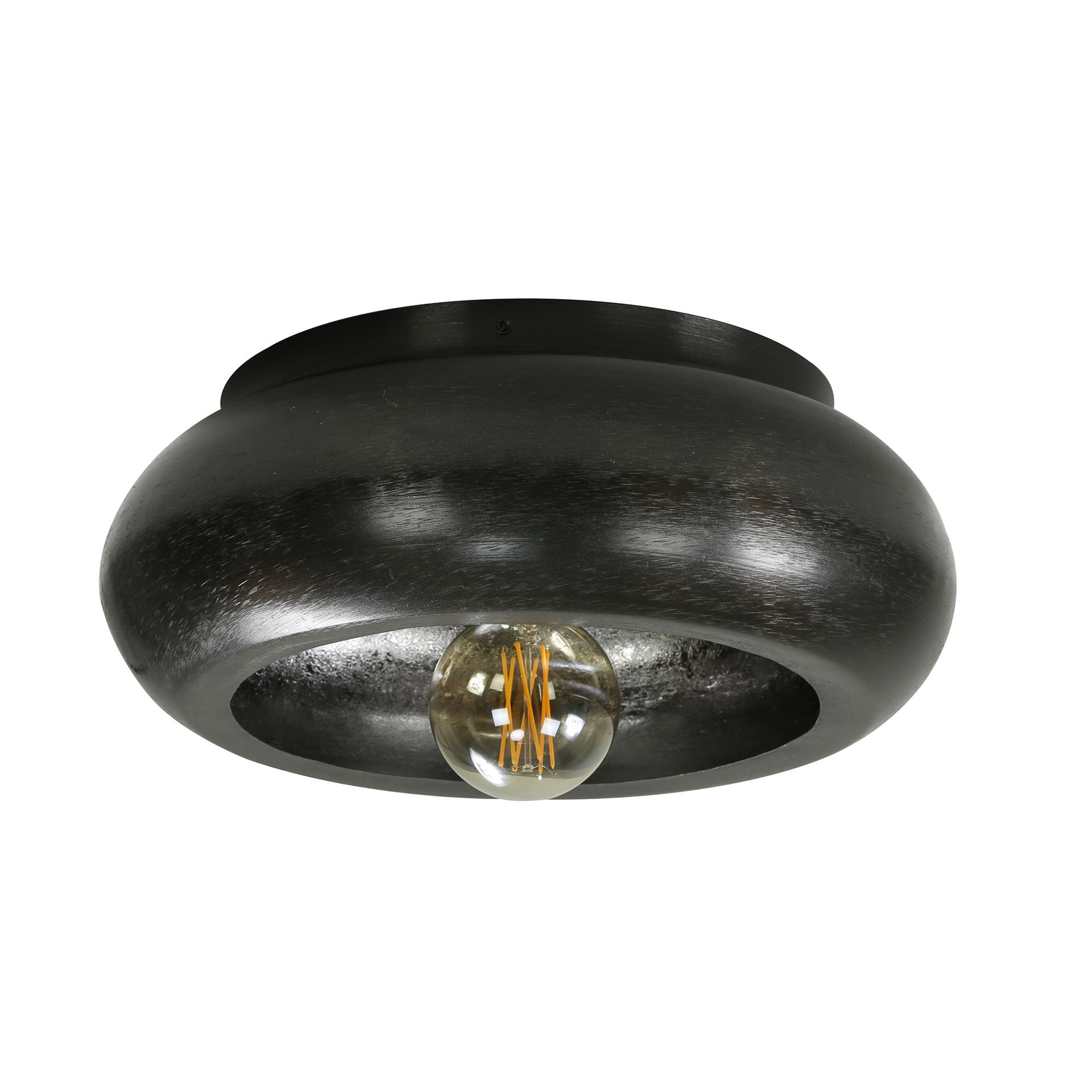 Plafondlamp sky Ø42 / Zwart nikkel