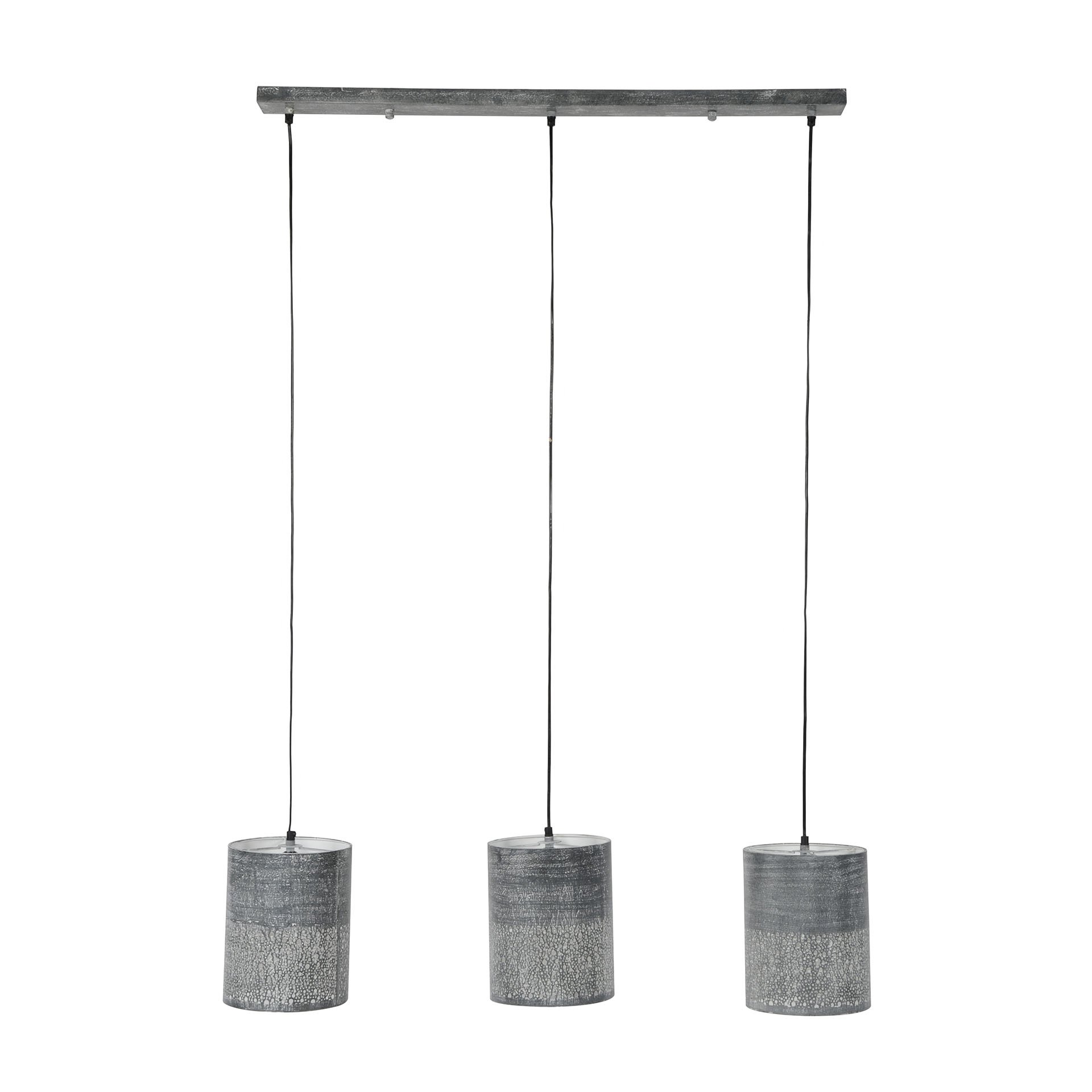 Hanglamp 3xØ20 cilinder / Grijs