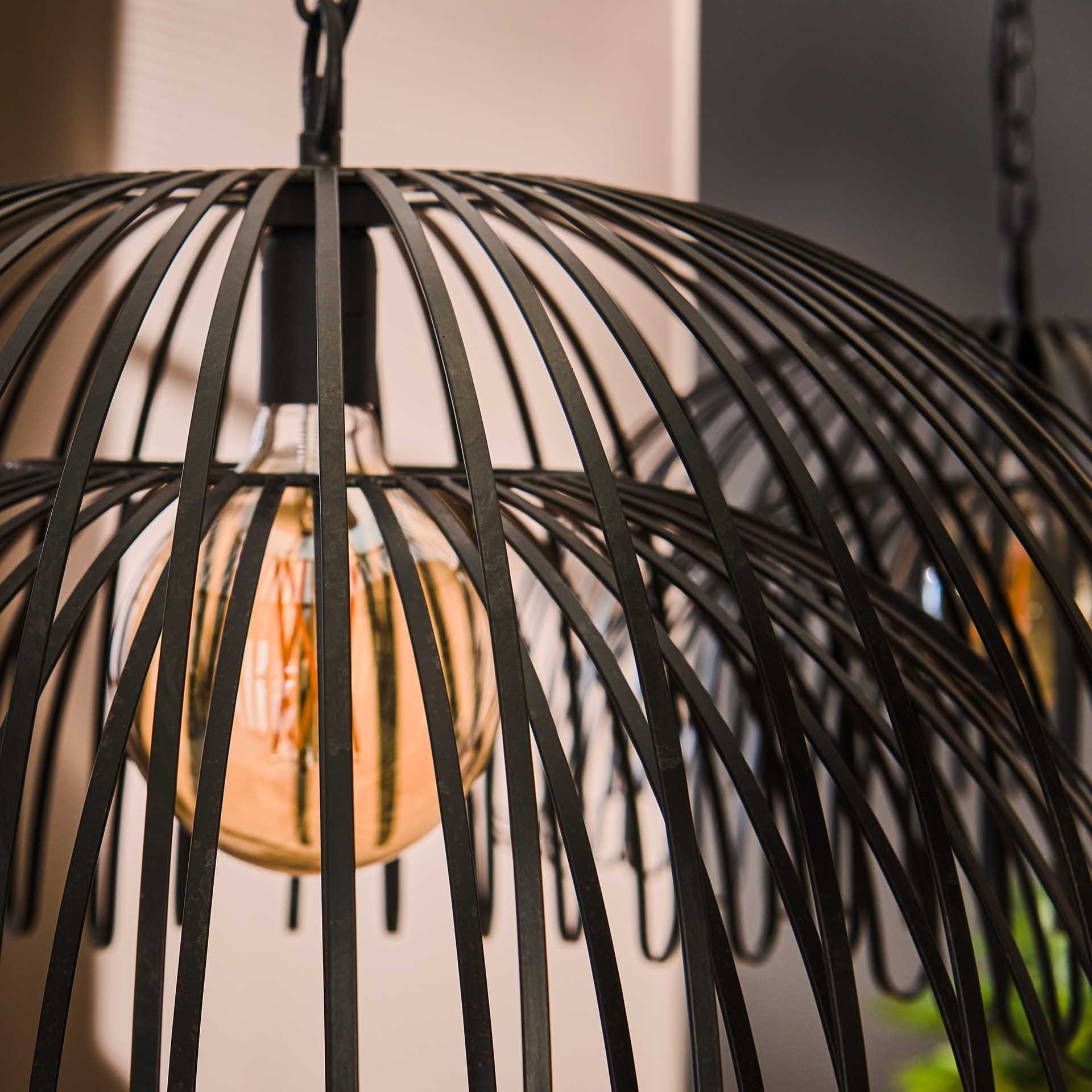 Hanglamp 2L Bend / Charcoal