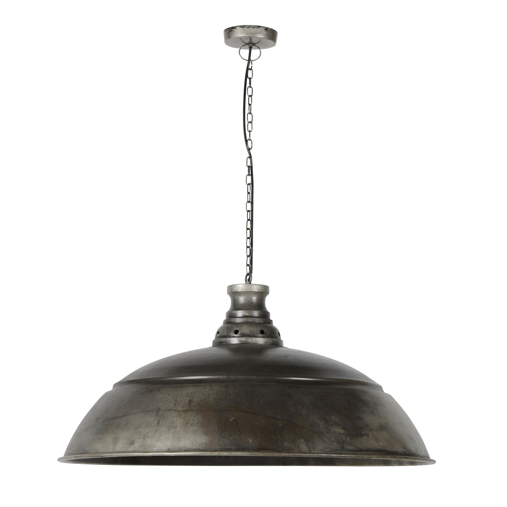 Hanglamp Ø80 industry / Oud zilver