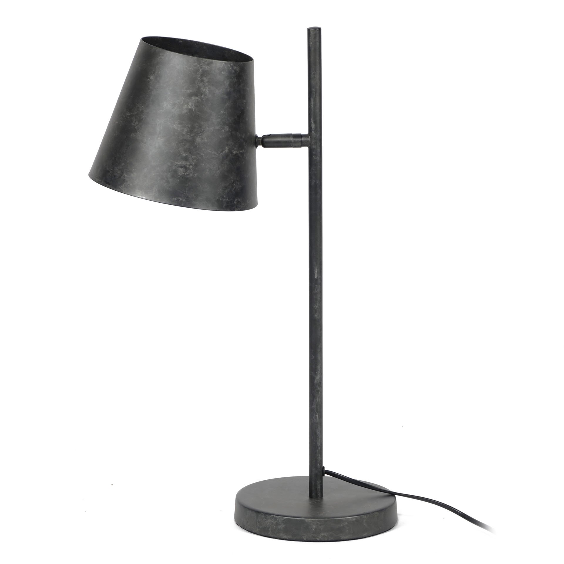 Tafellamp 1L verstelbare metalen kap / Charcoal