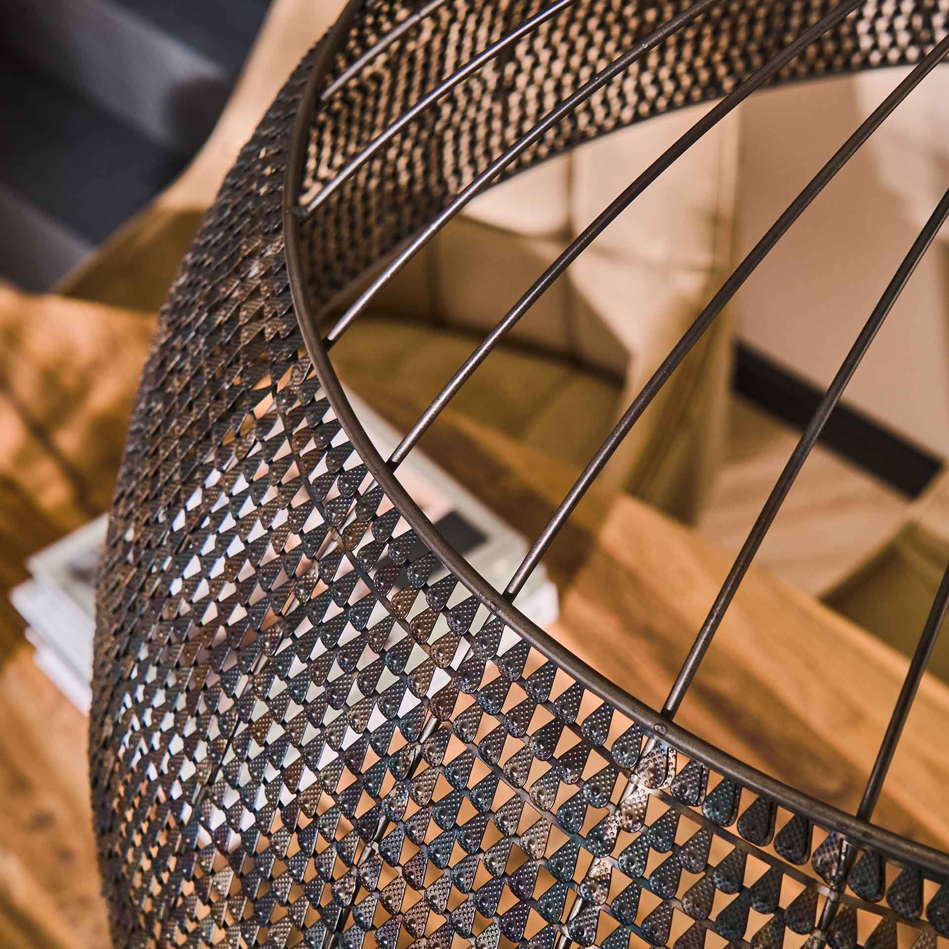 Hanglamp Ø80 armor / Zwart bruin