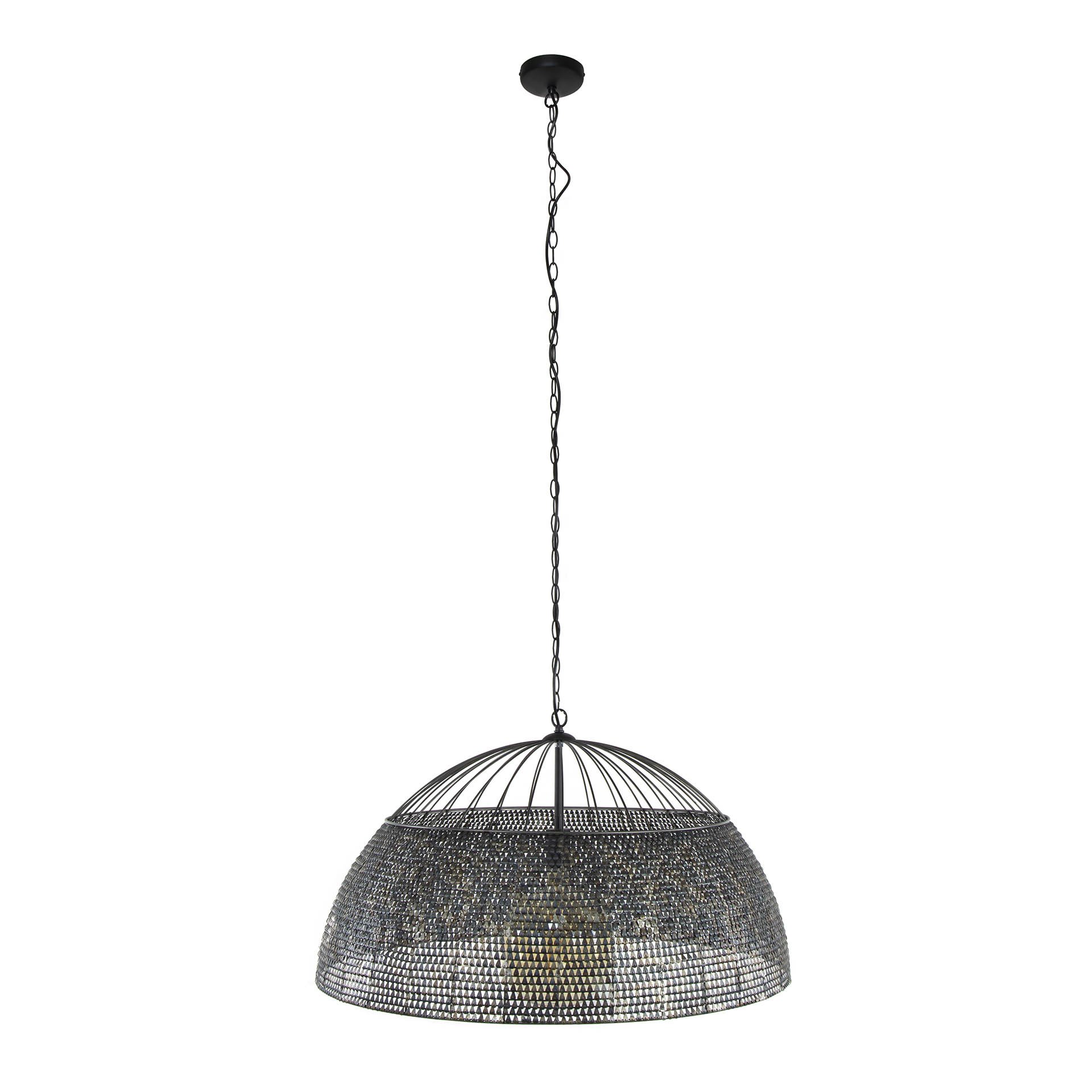 Hanglamp Ø80 armor / Zwart bruin