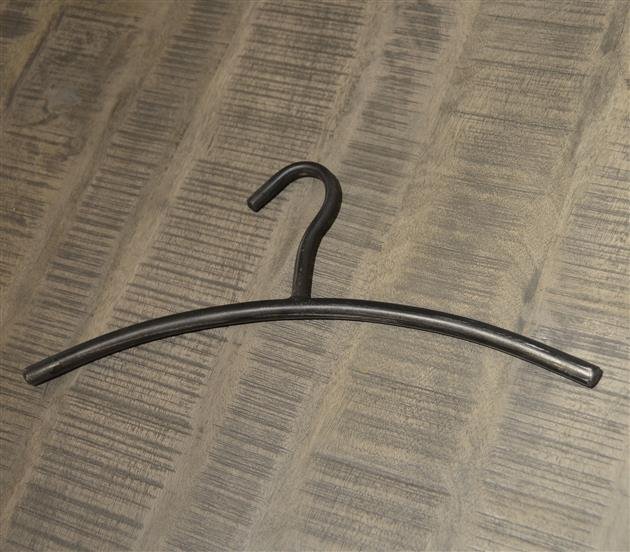 Garderobehanger ronde buis. VPE6 / Zwart