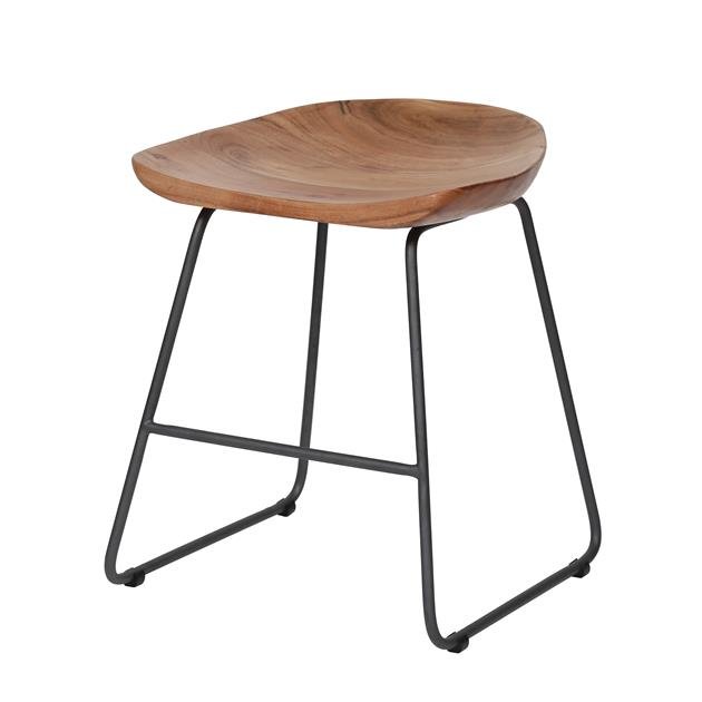 Kruk hout ergo. VPE2 / Massief acacia naturel