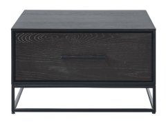 Salontafel Vinito 65 x 65 eiken fineer zwart