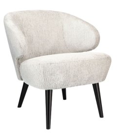 Fauteuil Bandito steel textiel, 62x70x70 cm