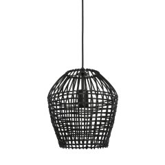 Hanglamp Scarperio rotan zwart
