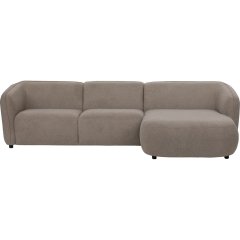 Hoekbank Lavanga polyetherschuim, taupe