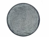 Bord Fioranti zwart metaal, 57x3,5 cm