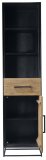 Boekenkast Veneta 193 x 49 eiken fineer naturel