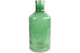 Fles Garrafa groen glas, 24x51 cm
