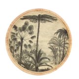 Muurhanger Marene zwart-wit, 38x4 cm