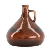 Vaas Cavareno bruin glas, 17,5x18 cm