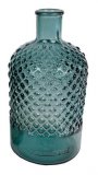 Vaas Calliani turquoise glas, 12x22 cm