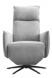 Relaxfauteuil Moio HR-schuim zitting zinc