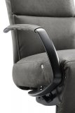 Relaxfauteuil Moio HR-schuim zitting antraciet