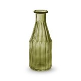 Flesvaas Jarra groen glas, 7,5x20 cm