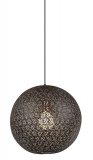 Hanglamp Tossica zwart staal, 40x120 cm