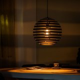 Hanglamp Fiorenza zwart staal, 40x120 cm