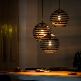 Hanglamp Fiorenza zwart staal, 40x30x130 cm