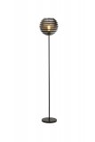 Vloerlamp Fiorenza zwart staal, 40x165 cm