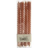 Kaarsen Candele peach wax, 4 stuks