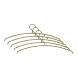 Kledinghanger Selvo messing glans, 49x1x16 cm
