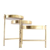 Tafel plateau Mondavio goud, 65x19,5x28 cm