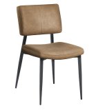 Eetkamerstoel Gento cognac velvet
