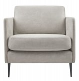 Fauteuil Denso licht grijs