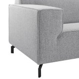 Hoekbank Terzo pocketvering + HR-schuim grey