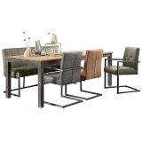 Eetkamerbank Oro 170 cm dark grey
