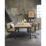 Eetkamerbank Oro 170 cm dark grey