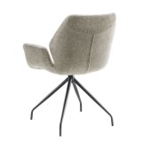 Armstoel Vallate taupe