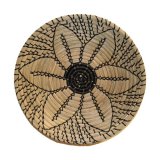 Wanddecoratie Arcana bruin zwart 38 cm