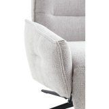 Relaxfauteuil Livo handmatig verstelbaar Mito ash grey