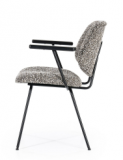 Armstoel Jonte taupe