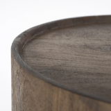 Bijzettafel Zavion mango hout Ø 45 cm
