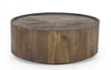 Salontafel Zavion groot mangohout Ø 80 cm